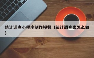 塔城统计调查小程序制作视频（统计调查表怎么做）